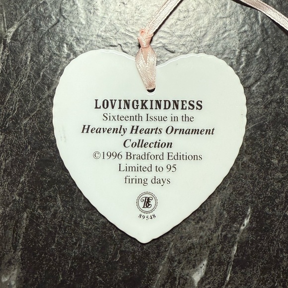 THE BRADFORD EDITIONS “Purity” and “Loving Kindness” Ornaments #1815A - Picture 6 of 10